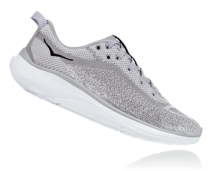 Running Shoes Womens - Hoka One One Hupana Flow - Grey - IHPKVCU-61